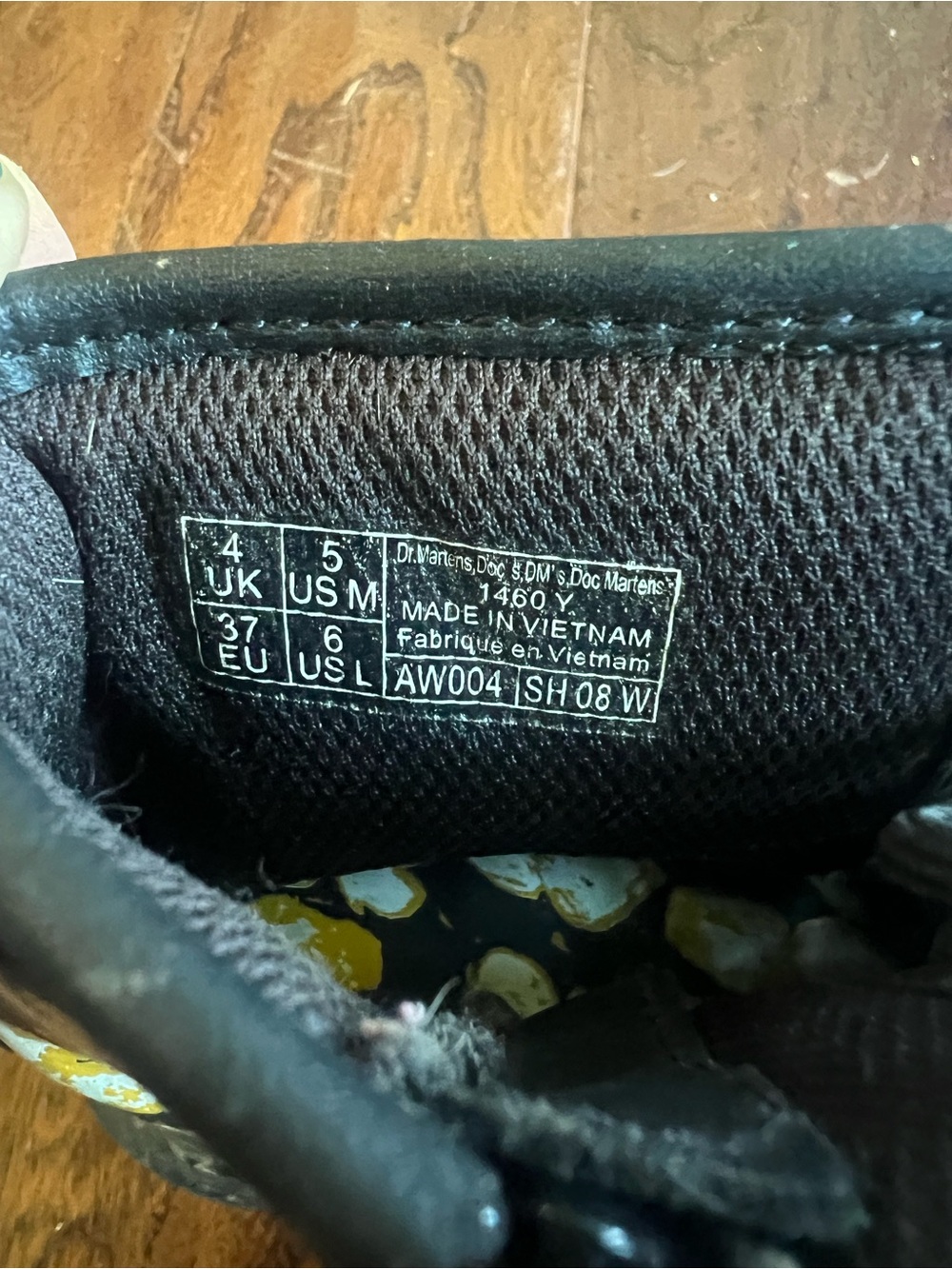 Dr. Martens Black Floral zipper boots - Picture 6 of 6
